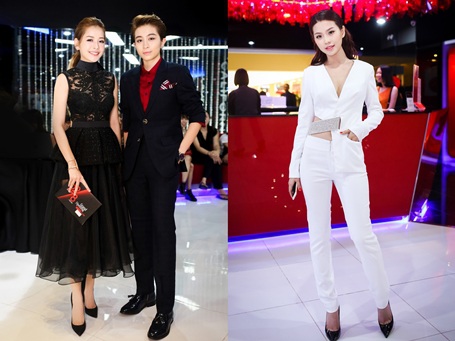 Chi Pu bí ẩn với cây đen, Diễm Trang vest trắng xẻ táo bạo