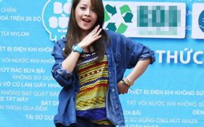 Chi Pu tươi xinh về trường cũ kêu gọi bảo vệ môi trường