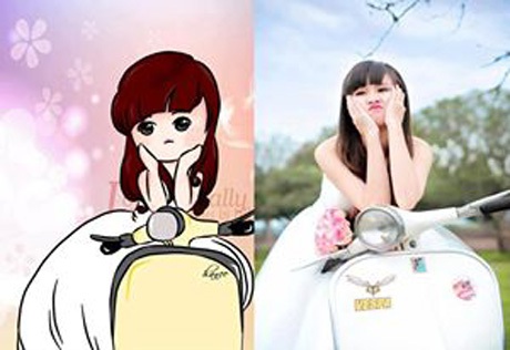 Thanh Hằng cá tính cùng tấm hình Chibi