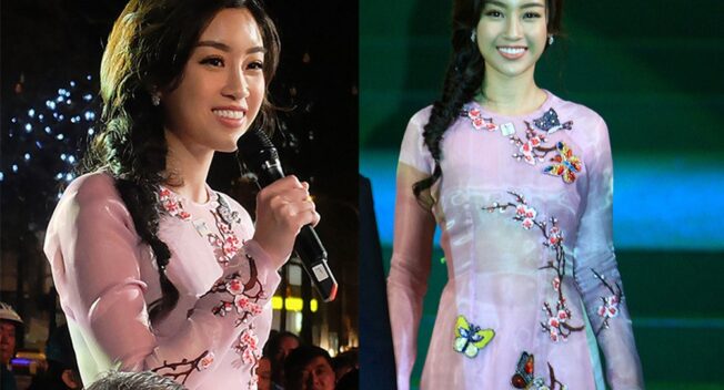 Hoa hậu Đỗ Mỹ Linh nổi bật khi ngồi ghế giám khảo Duyên dáng Áo dài 2018