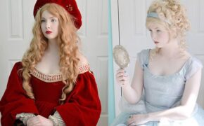 Thiếu nữ 18 tuổi thiết kế trang phục đẹp tựa truyện cổ tích