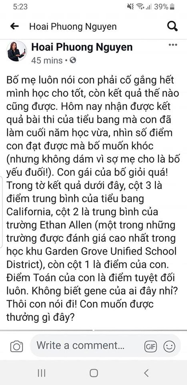 Việt Hương khoe thành tích học tập “khủng” của con gái tại Mỹ - 3