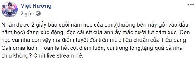 Việt Hương khoe thành tích học tập “khủng” của con gái tại Mỹ - 2