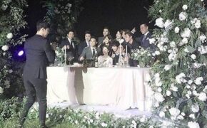 Những hình ảnh đẹp trong đám cưới Bae Yong Joon