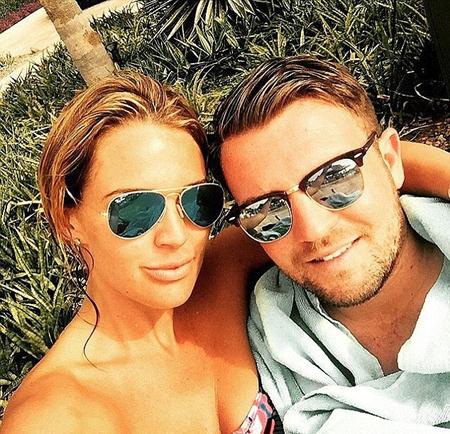 Danielle Lloyd bên bạn trai “cũ”