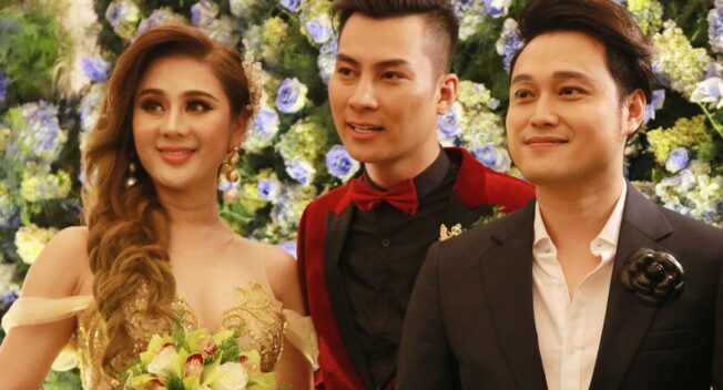 Dàn siêu xe trong đám cưới xa hoa của ca sĩ chuyển giới Lâm Khánh Chi