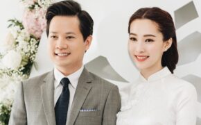 Hoa hậu Đặng Thu Thảo rạng rỡ trong ngày đám hỏi