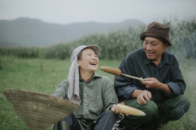 Hạnh phúc bình dị của cặp vợ chồng nông dân Hà Tĩnh trên cánh đồng ngô  - 6