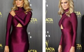 Ca sỹ Úc diện váy bó khoe dáng tuyệt đẹp