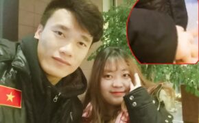 Vén bí mật về cô gái bạo gan “lừa” nắm tay thủ môn Bùi Tiến Dũng