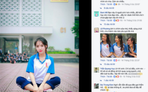Nữ sinh xinh xắn gây “sốt” trên diễn đàn sinh viên Bách khoa