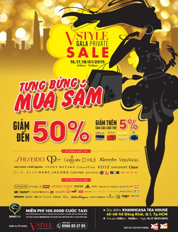 VStyle’s Private Sale: “Sân chơi” lộng lẫy cho các tín đồ shopping