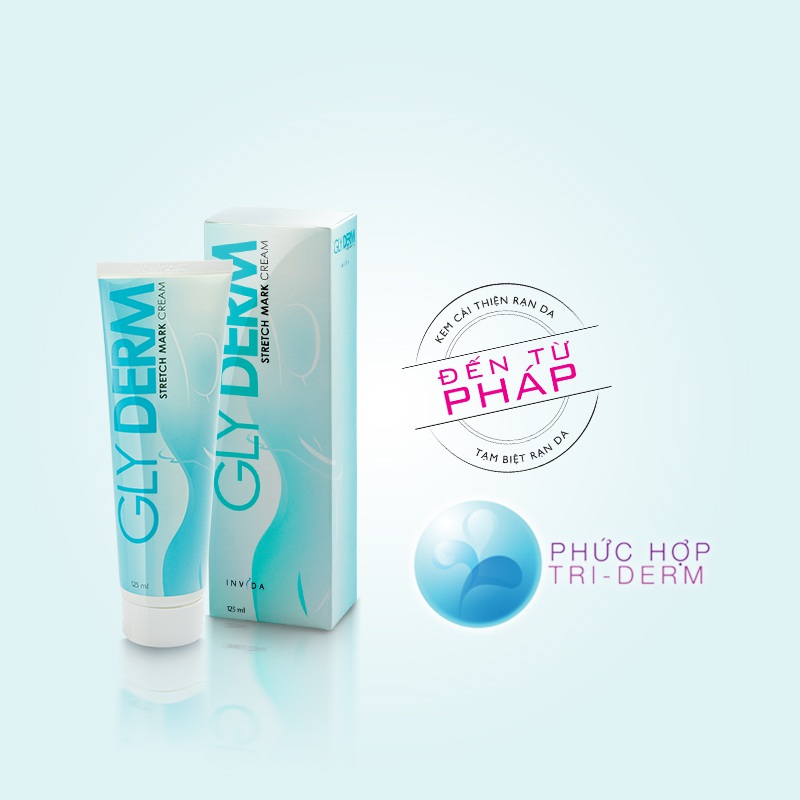 Gly Derm với phức hợp Tri-Derm tiên tiến giúp giúp tái tạo collagen và gia tăng độ đàn hồi cho da.