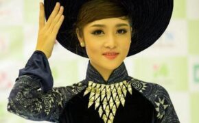 Sau scandal “trả vương miện”, Triệu Thị Hà bán áo dài 65 triệu