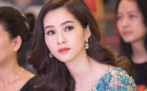 Hoa hậu Thu Thảo rạng rỡ làm đại sứ nụ cười