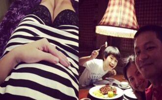 Kim Hiền hạnh phúc mang bầu lần hai