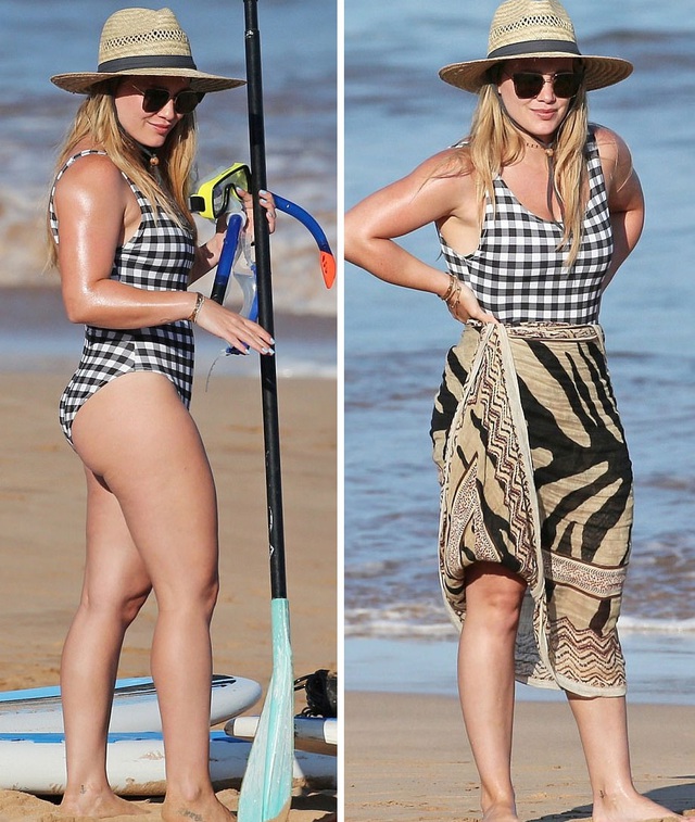 Hilary Duff đưa con trai đi nghỉ tại Hawaii - 4