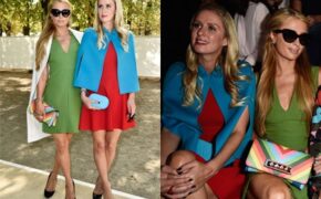 Chị em Paris Hilton nổi nhất trong show Valentino