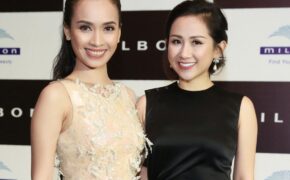 Trâm Nguyễn tươi tắn đọ dáng cùng Ái Phương