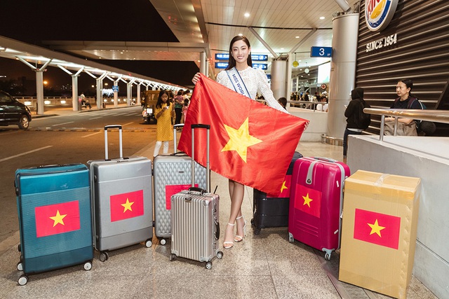 Đỗ Mỹ Linh, Tiểu Vy tiễn Lương Thùy Linh đi thi Hoa hậu Thế giới - 7