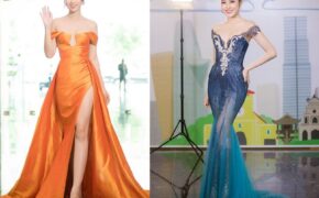 Rũ bỏ hình ảnh ngọc nữ, Đỗ Mỹ Linh, Huyền My diện đầm “hớ hênh”, xuyên thấu