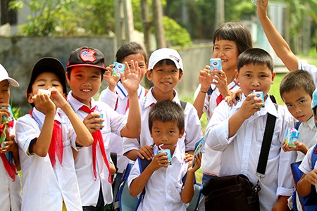 Hành trình mang dinh dưỡng đến trẻ em nông thôn