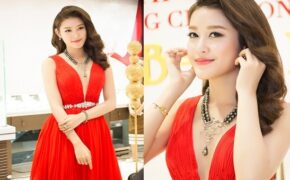 “Choáng” với bộ trang sức 2 tỷ của á hậu Huyền My