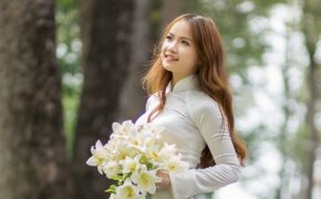 Nữ sinh Quảng Bình xinh xắn ước mơ làm cô giáo