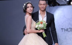 Lại Thanh Hương e ấp làm cô dâu bên Vũ Mạnh Hiệp