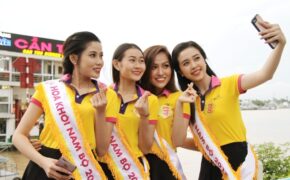 Người đẹp Hoa khôi Nam Bộ chơi “thả ga” trước giờ G