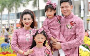 Những khoảnh khắc đẹp của Bình Minh bên gia đình ngày Xuân