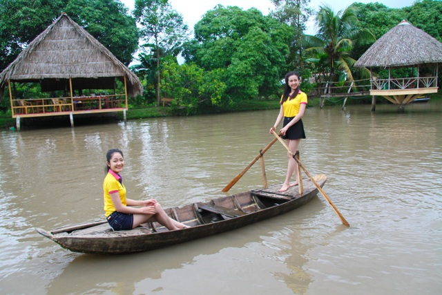 Người đẹp Hoa khôi Nam Bộ chơi 