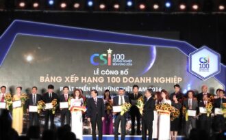 Suntory Pepsico Việt Nam nhận giải thưởng doanh nghiệp bền vững 2016