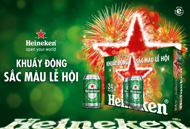 Phiên bản thùng 24 lon Heineken mùa lễ hội