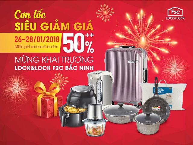 LOCK&LOCK giảm giá 50% mừng khai trương kho hàng 5000m2 đầu tiên tại miền Bắc - 1