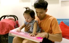 Trọng Hiếu Idol “toát mồ hôi” khi thử làm bố ở tuổi 26