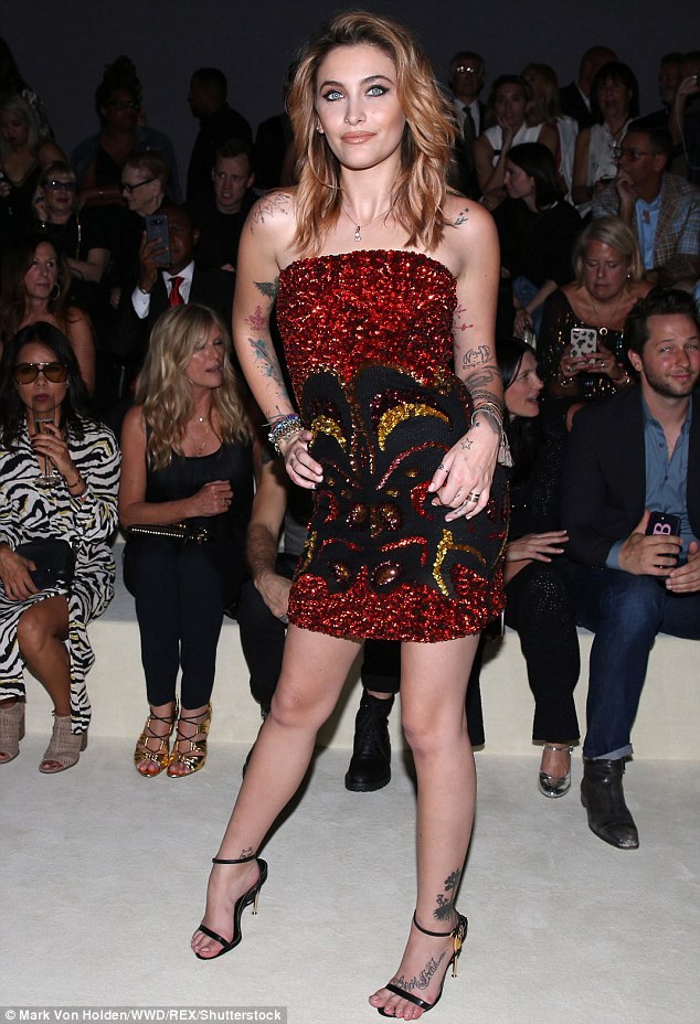  Paris Jackson đi xem show diễn của Tom Ford tại New York Fashion Week ngày 6/9 vừa qua 