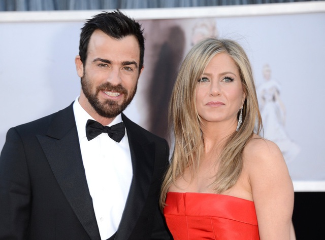  Justin Theroux và Jennifer Aniston mới chia tay hồi tháng 2/2018. 