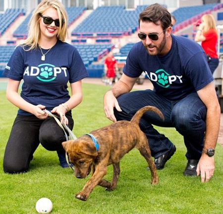 Kate và bạn trai - Justin Verlander tham dự một sự kiện xã hội trong tháng 3/2015.