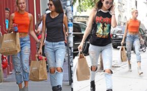 Mặc jeans rách sành điệu như em gái cô Kim