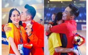 Khánh Thi khóc nức nở khi Phan Hiển giành Huy chương Vàng tại SEA Games 30