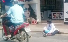 Cảnh giác chiêu “giả” bệnh nặng để xin tiền người đi đường