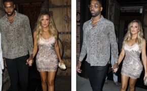 Khloe Kardashian nhỏ bé bên bạn trai cao hơn 2m