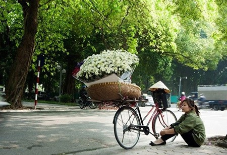 Khuyên bén duyên với công việc bán hoa dạo gần một năm nay.