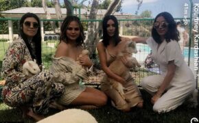 Kim Kardashian tưng bừng đón lễ Phục Sinh