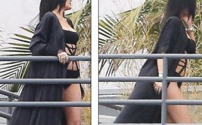 Em cô Kim lại bị chỉ trích vì ăn mặc quá đà