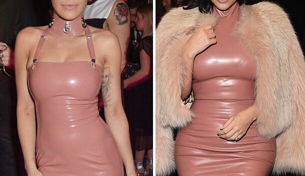 Rita Ora ngượng ngùng vì đụng hàng với Kim “siêu vòng ba”