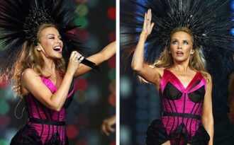 46 tuổi, Kylie Minogue vẫn “bốc lửa” trên sân khấu
