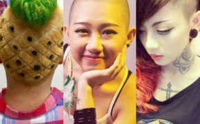 Những kiểu tóc “không giống ai” của giới trẻ Việt