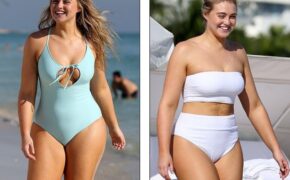 Người mẫu ngoại cỡ khoe nhan sắc rạng ngời